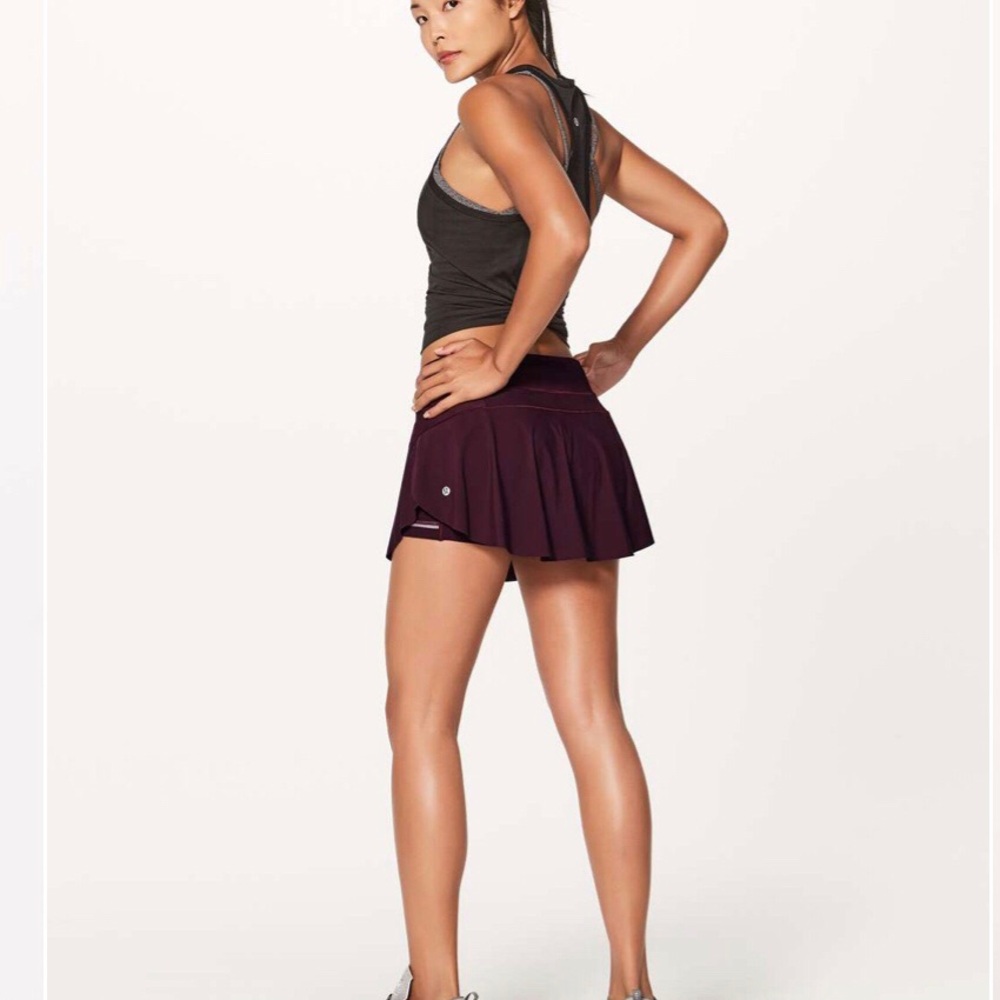 Lululemon Quick Pace Skirt (13")
Dark Adobe Size 8